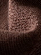 Layered Polo Knit, Chocolate