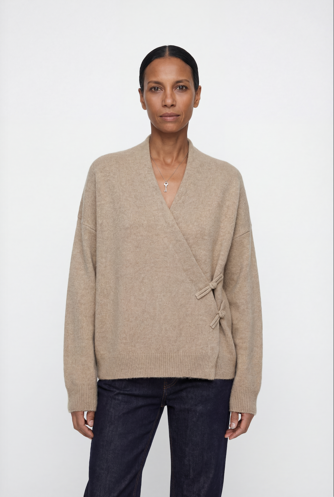 Merino Wrap Cardigan x