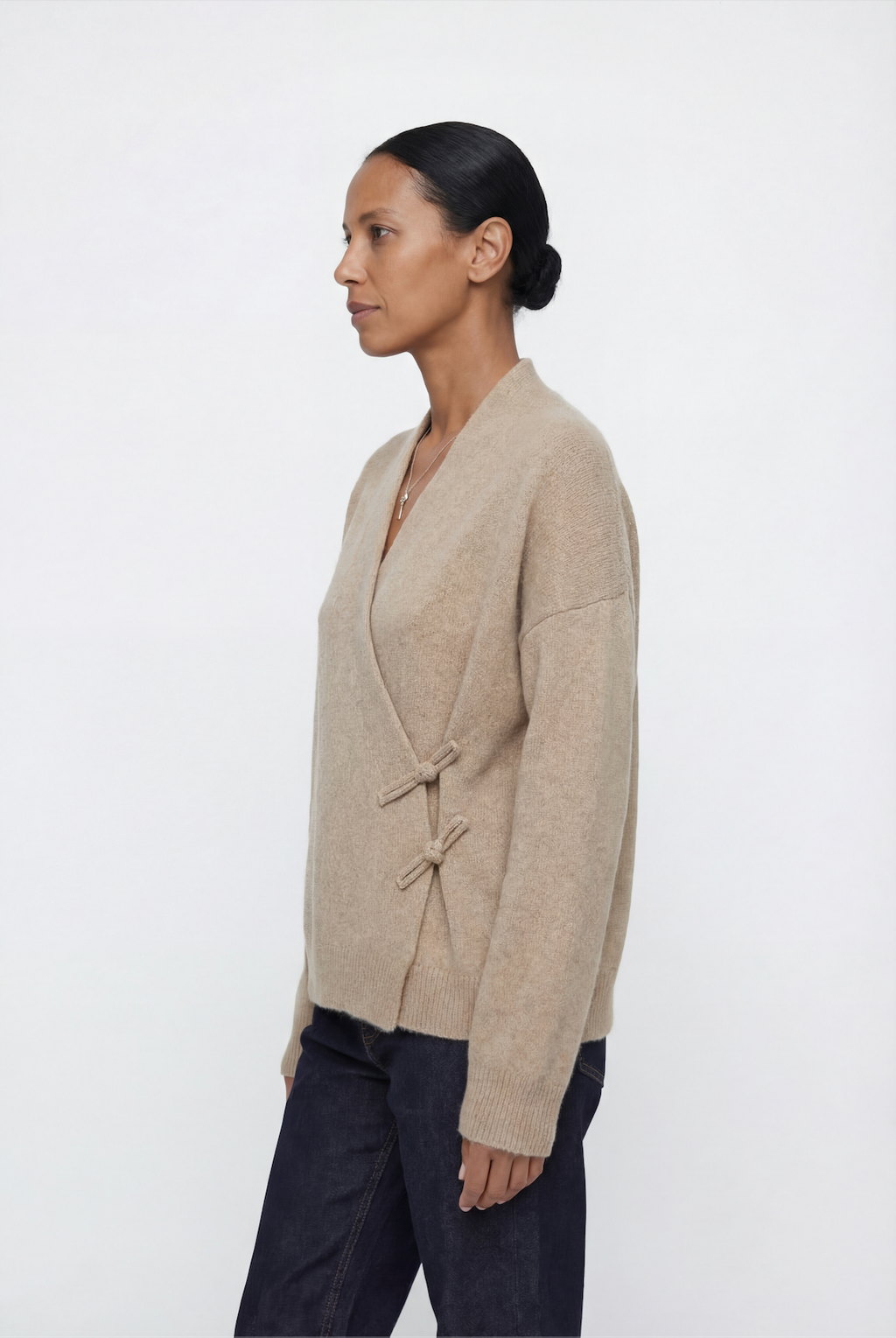 Merino Wrap Cardigan x