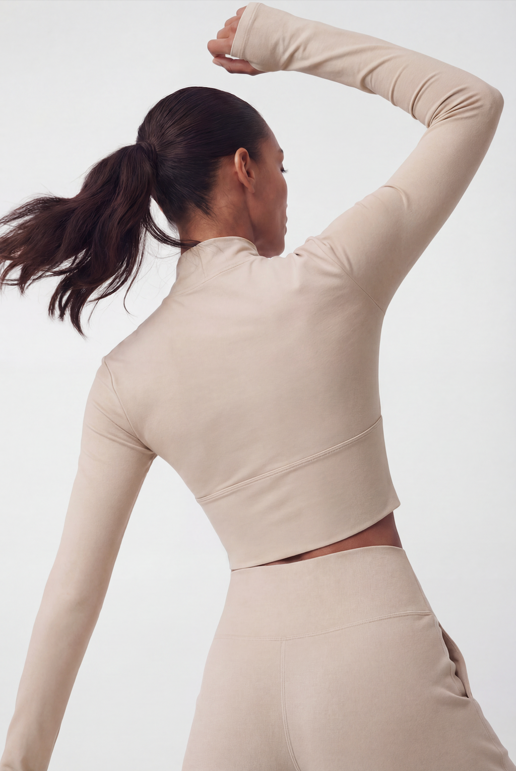 Long Sleeve Yoga Wrap Top IMAGES **