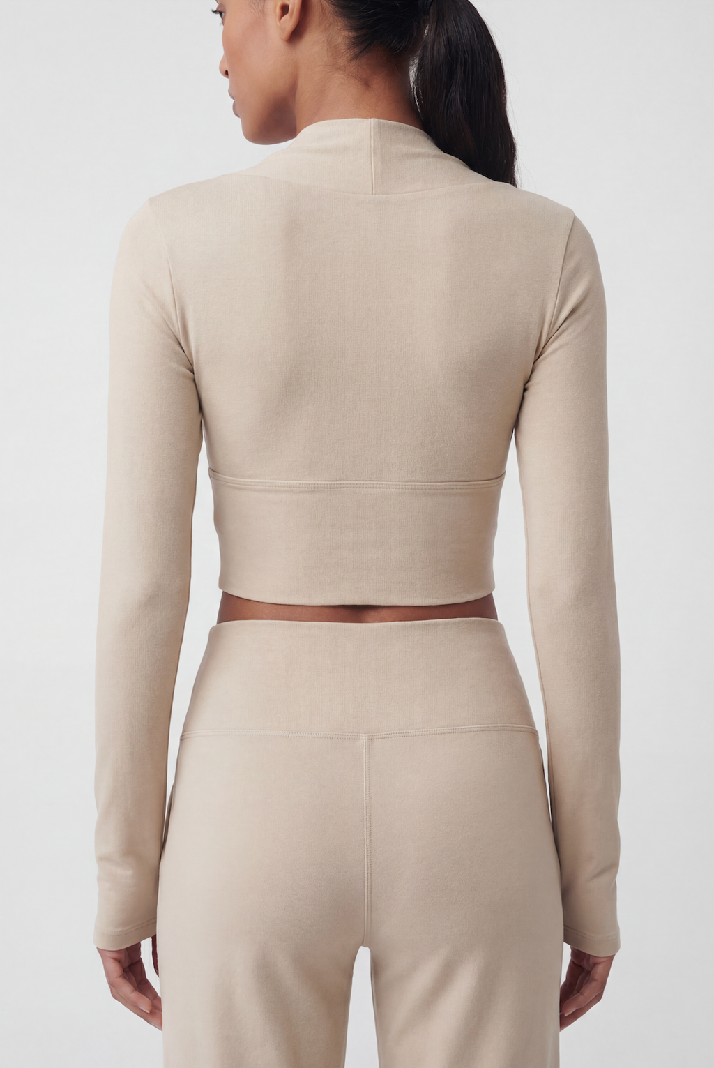 Long Sleeve Yoga Wrap Top IMAGES **