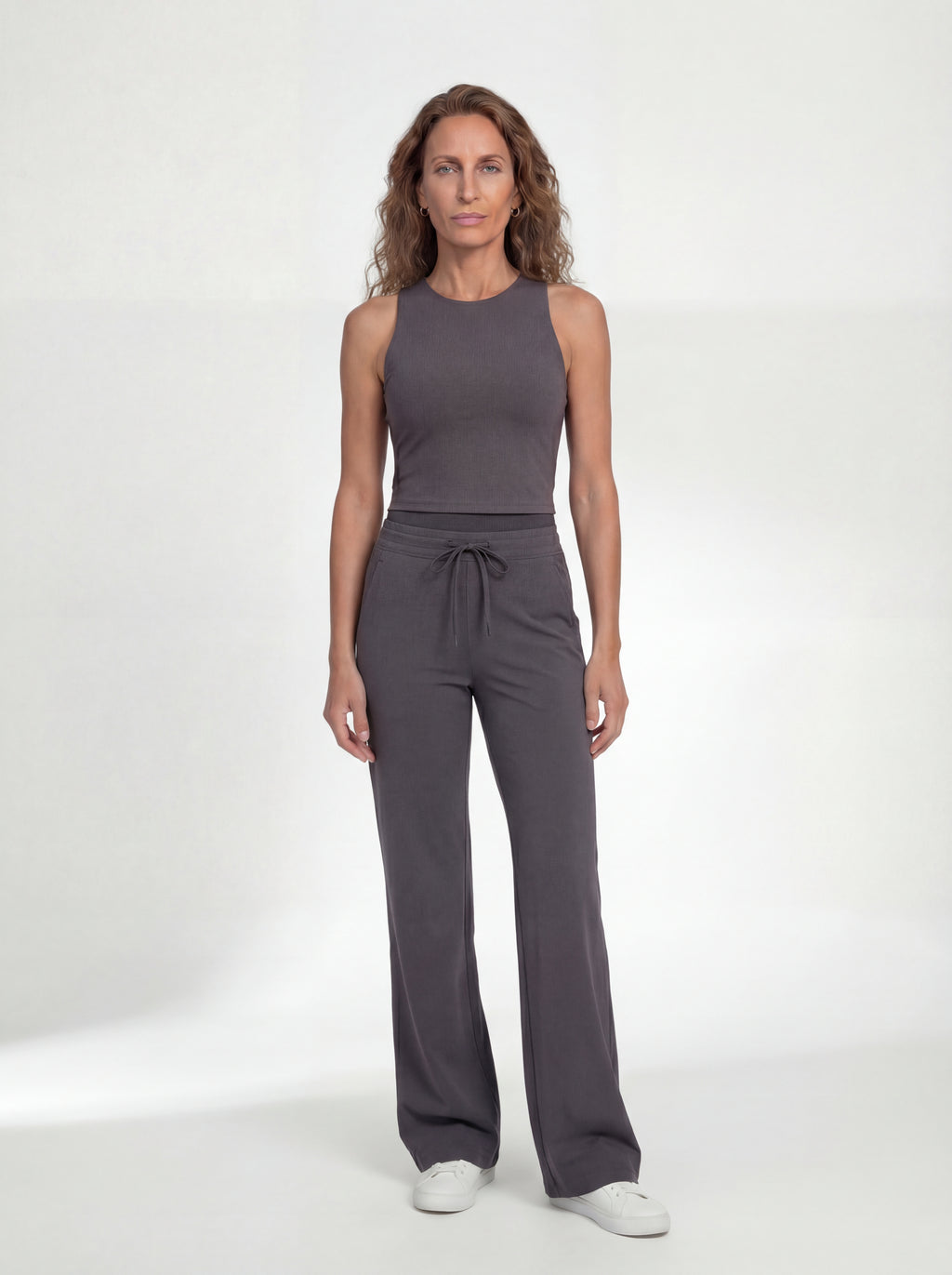 IMAGES FOR MILK TEA COLOUR SupportFlow Wide-Leg Training Pants