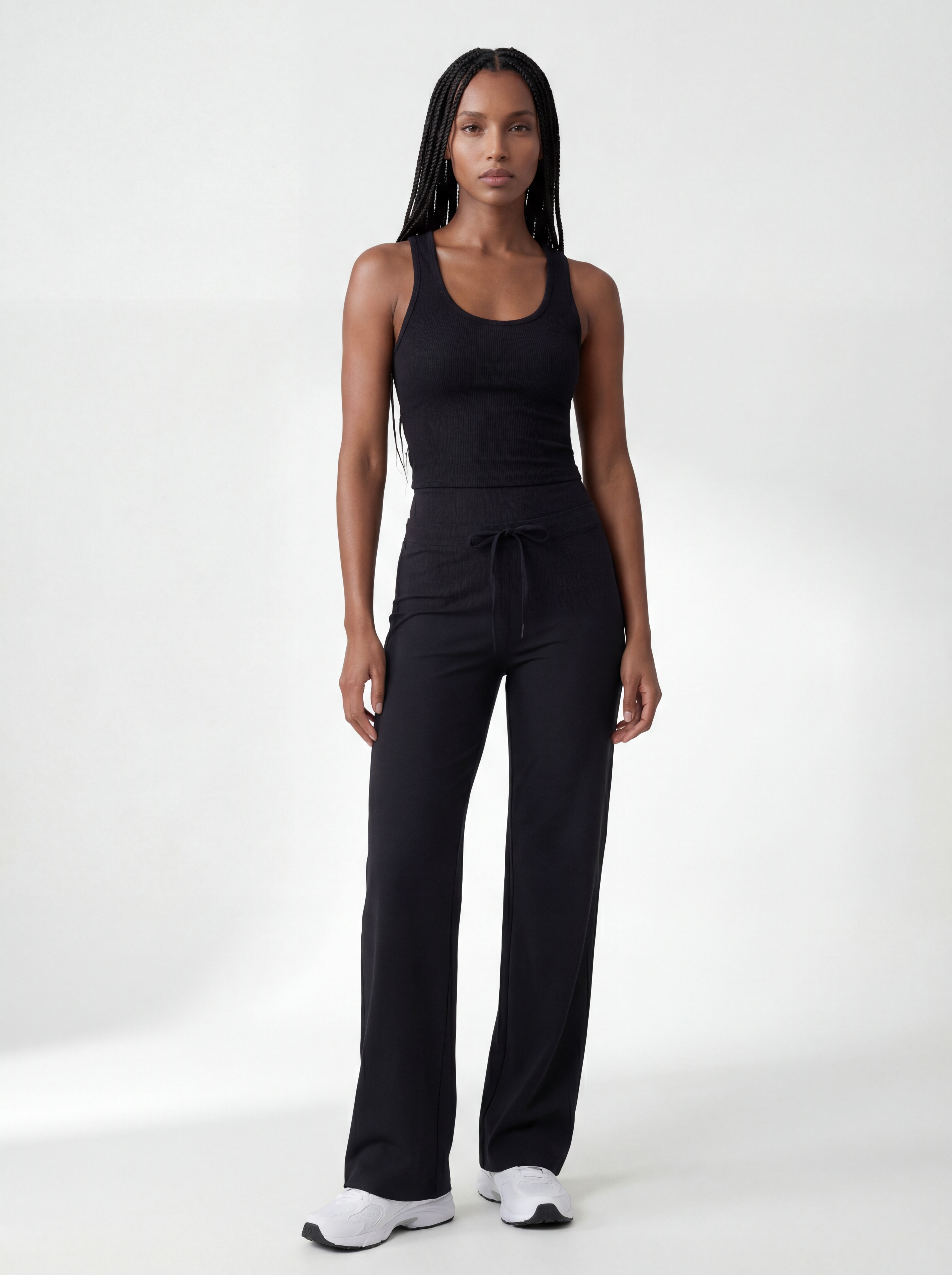 IMAGES FOR MILK TEA COLOUR SupportFlow Wide-Leg Training Pants