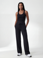 IMAGES FOR MILK TEA COLOUR SupportFlow Wide-Leg Training Pants