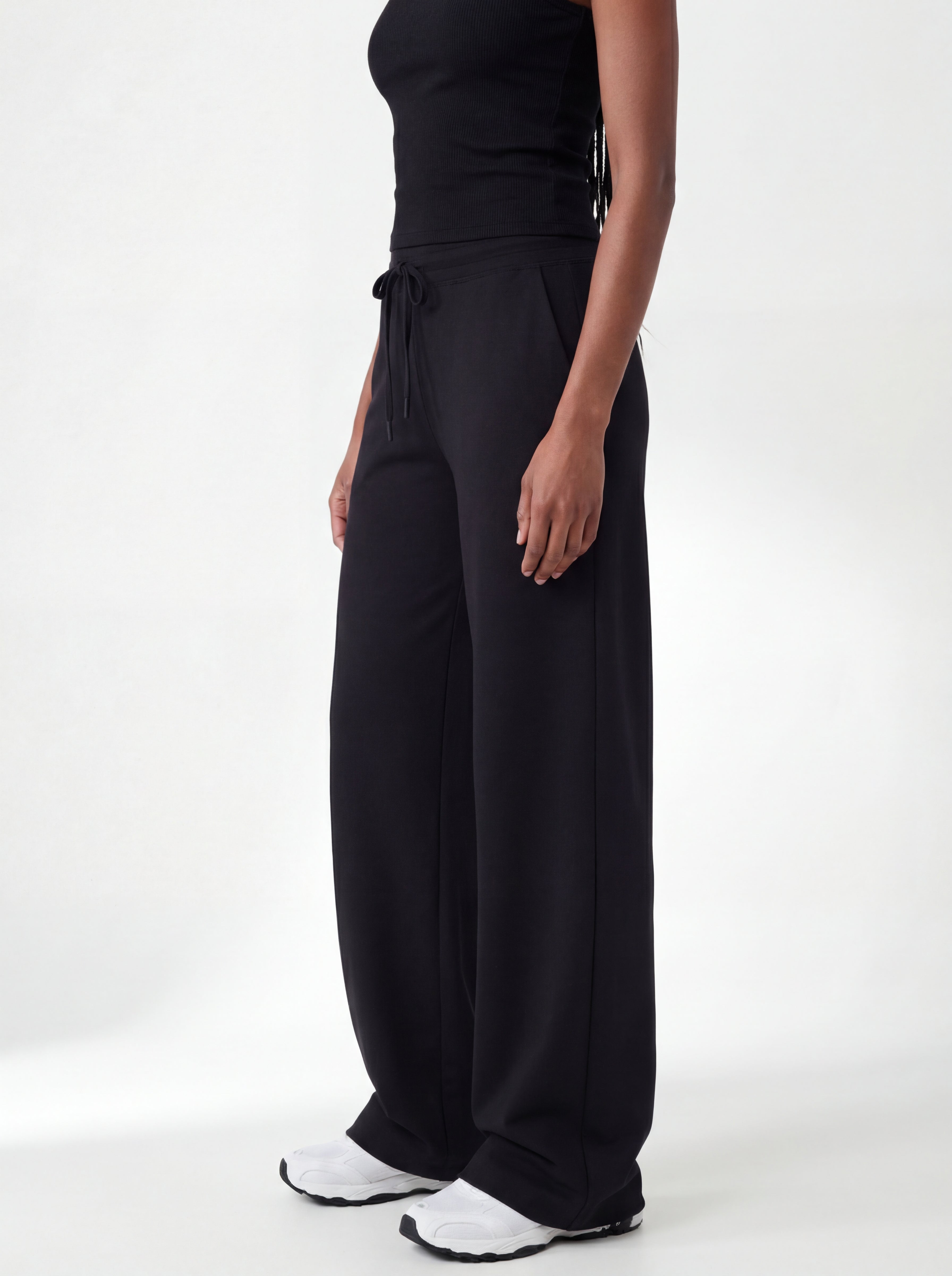 IMAGES FOR MILK TEA COLOUR SupportFlow Wide-Leg Training Pants