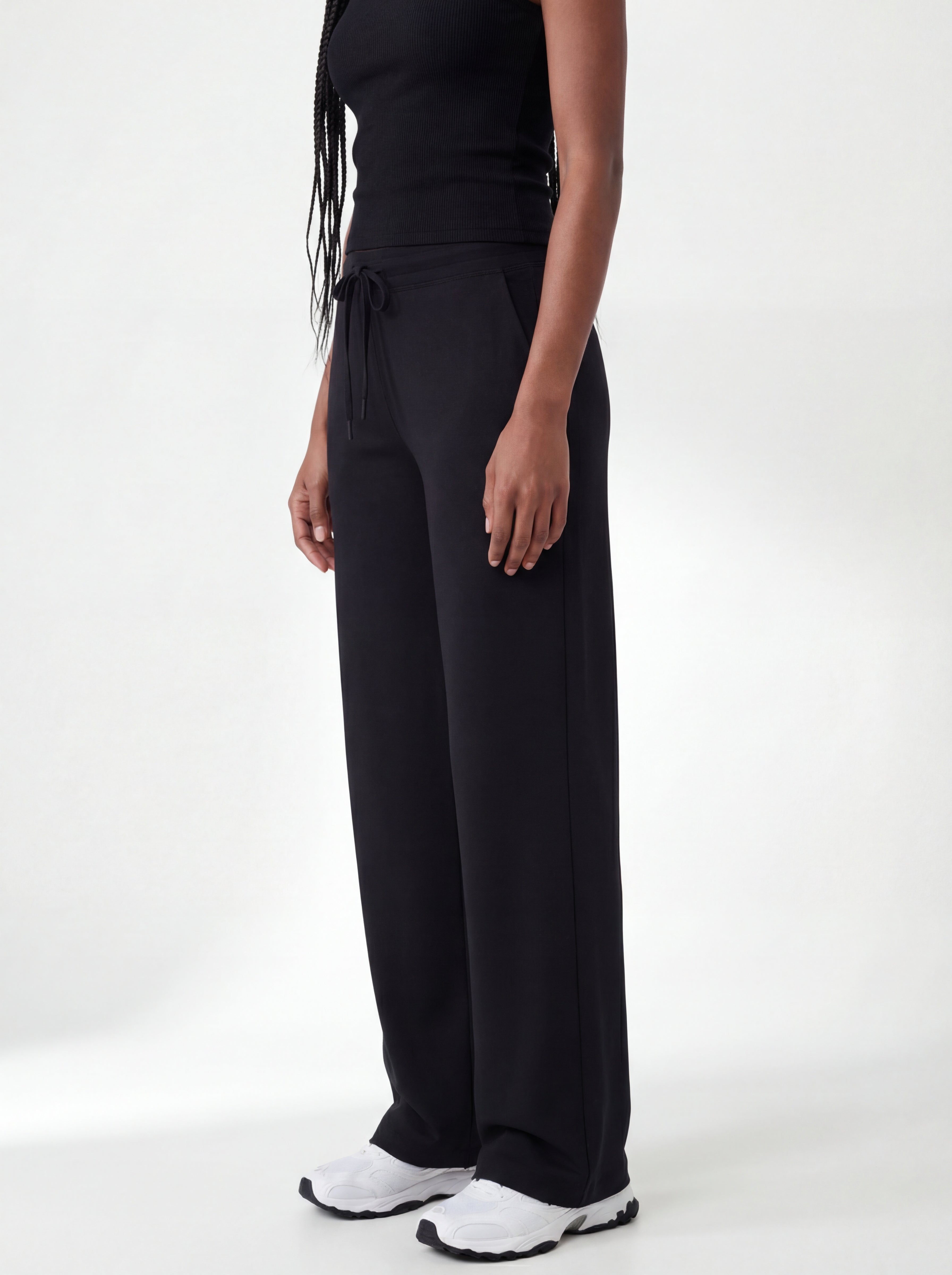 IMAGES FOR MILK TEA COLOUR SupportFlow Wide-Leg Training Pants