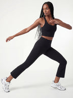 IMAGES BROWN Micro-Flare Sculpt Training Pants