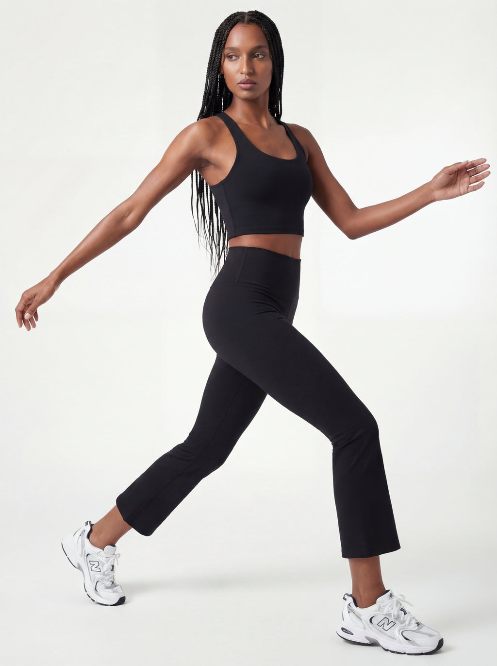 IMAGES BROWN Micro-Flare Sculpt Training Pants