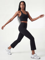 IMAGES BROWN Micro-Flare Sculpt Training Pants