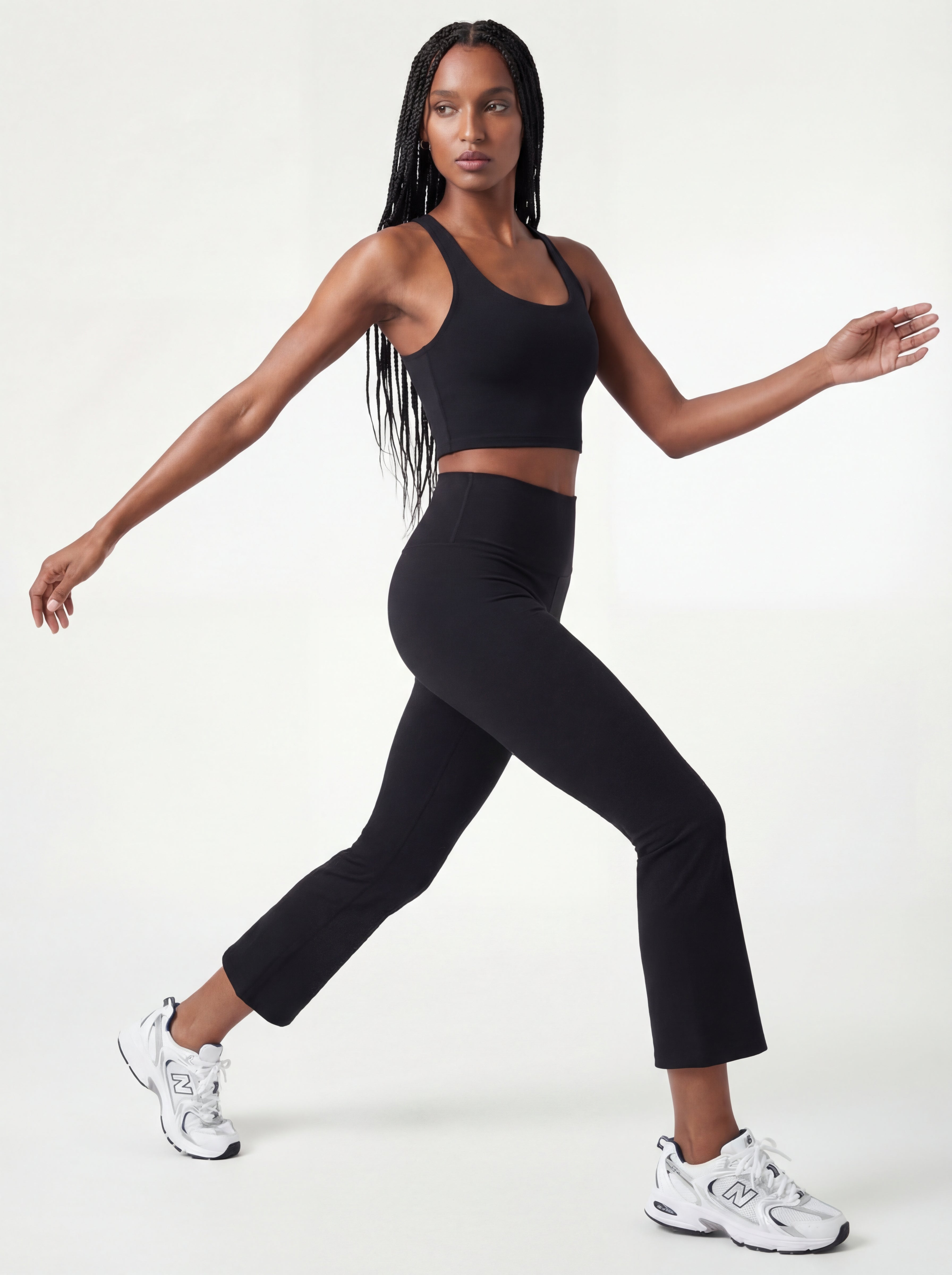 IMAGES BROWN Micro-Flare Sculpt Training Pants