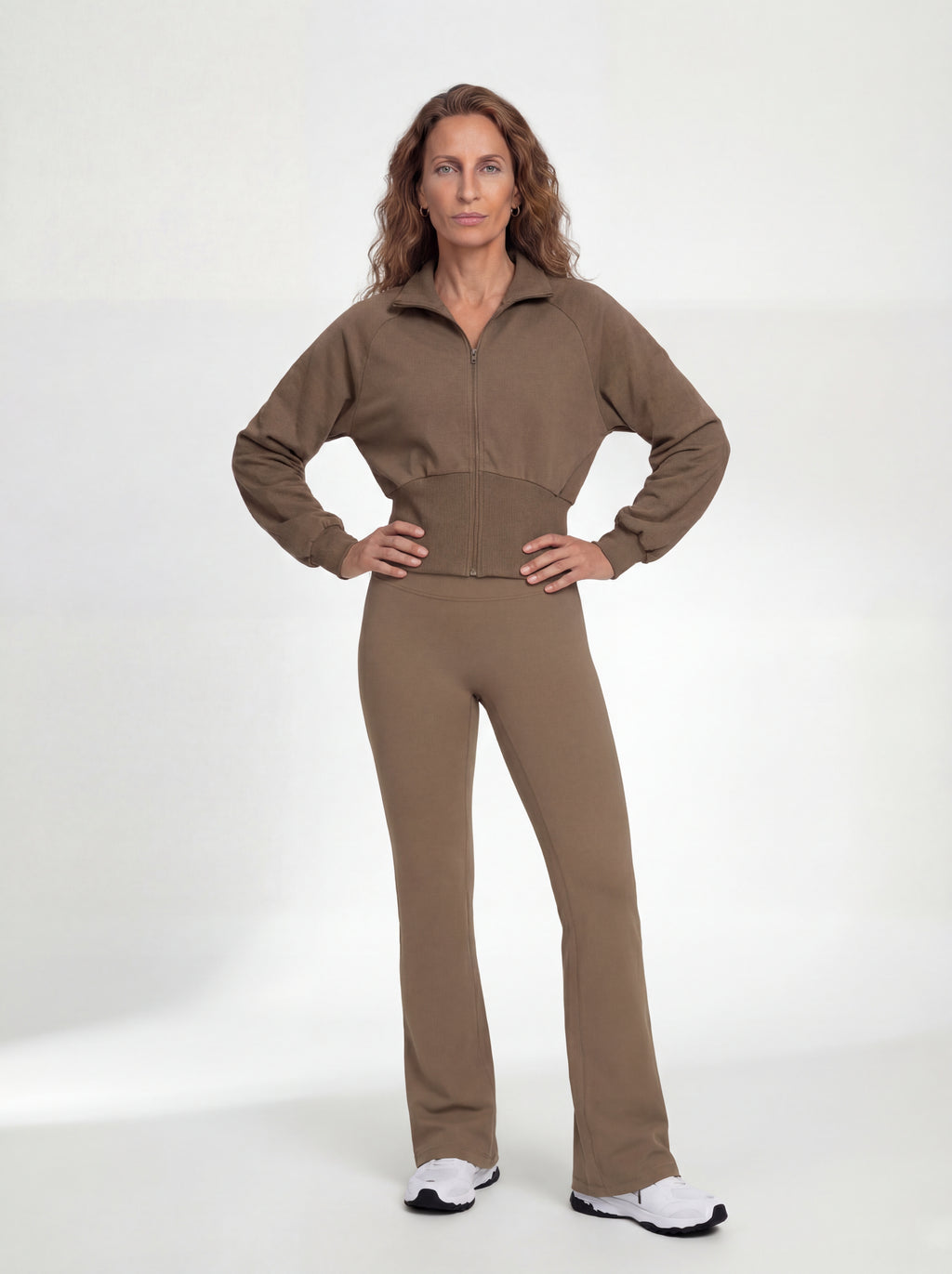 Structured Waist Zip Training Jacket