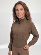 Structured Waist Zip Training Jacket