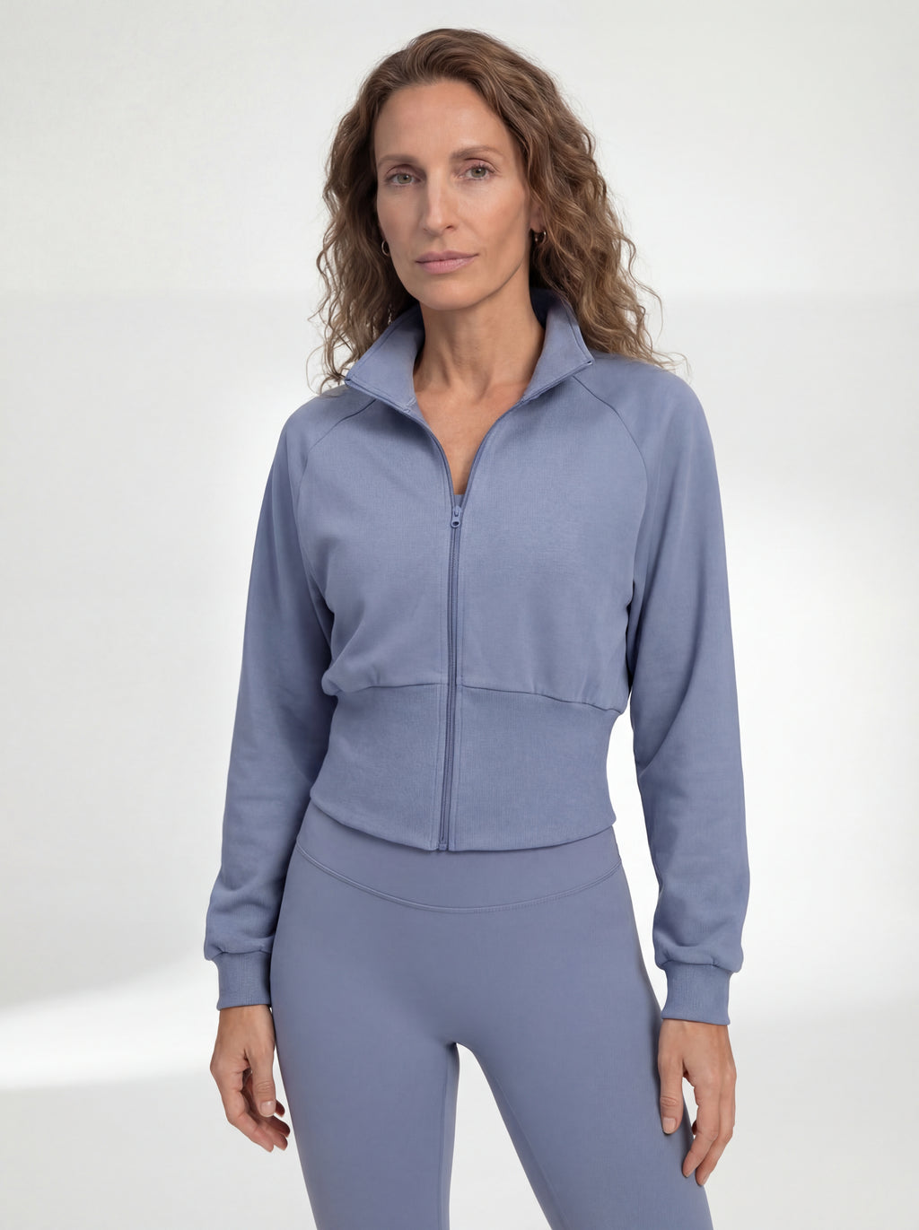 Structured Waist Zip Training Jacket