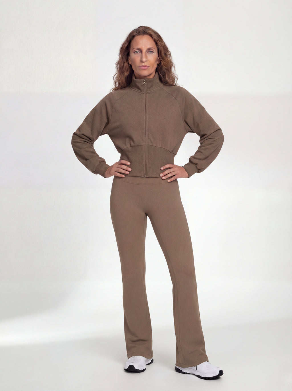 Structured Waist Zip Training Jacket