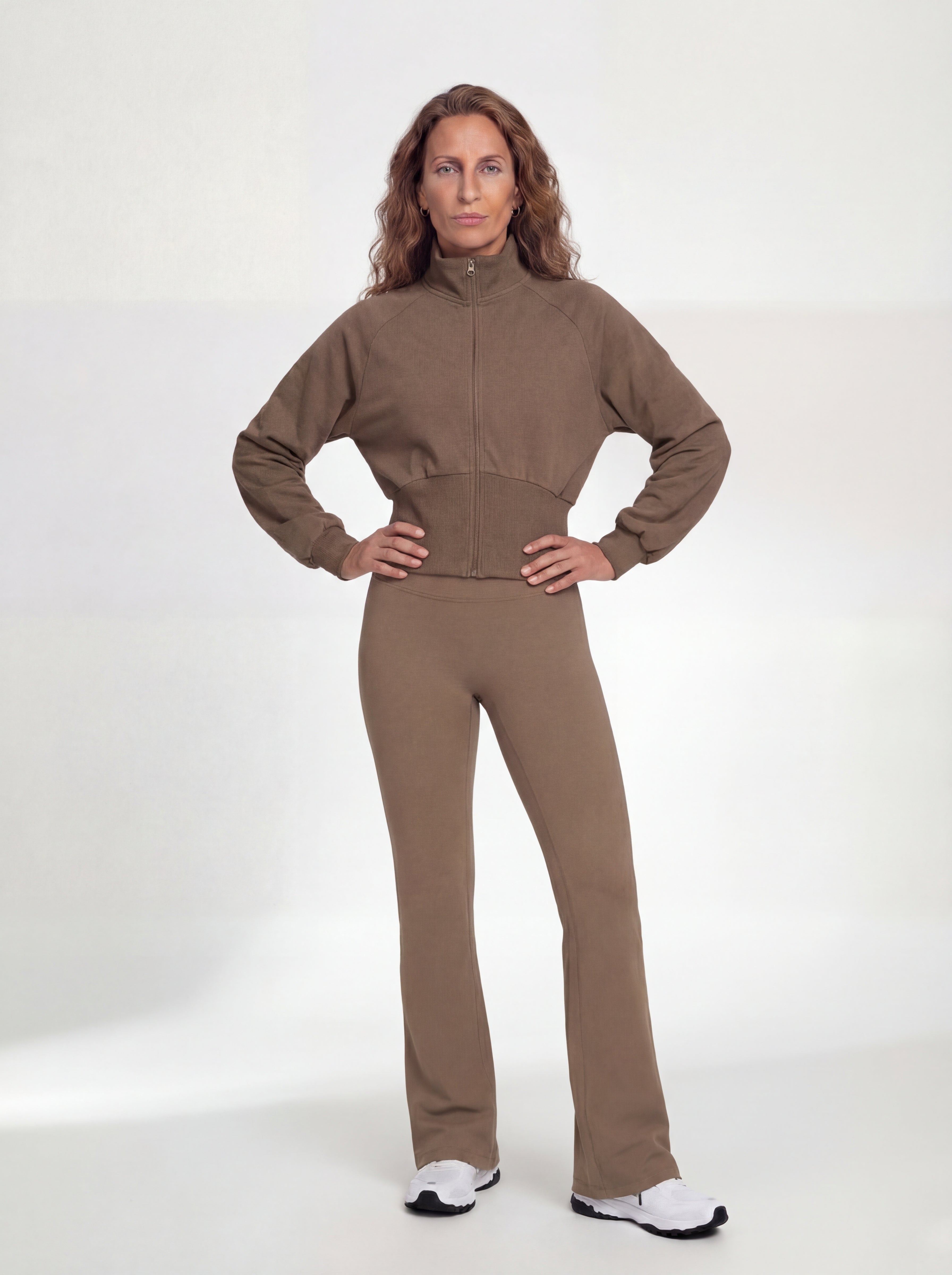 Structured Waist Zip Training Jacket