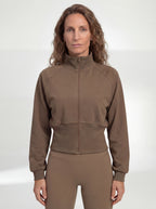 Structured Waist Zip Training Jacket