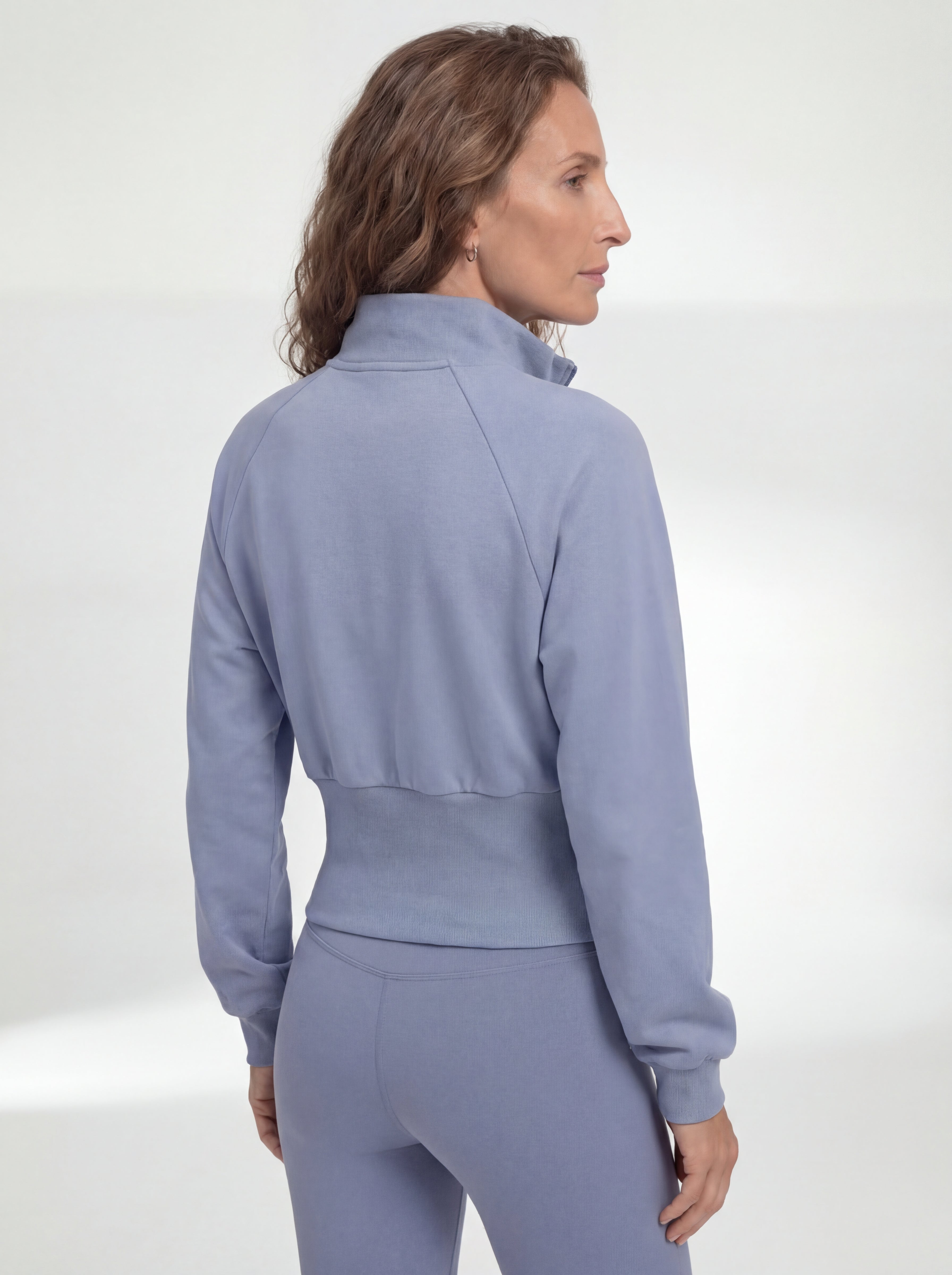 Structured Waist Zip Training Jacket