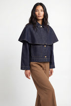 Denim Cape Jacket xx