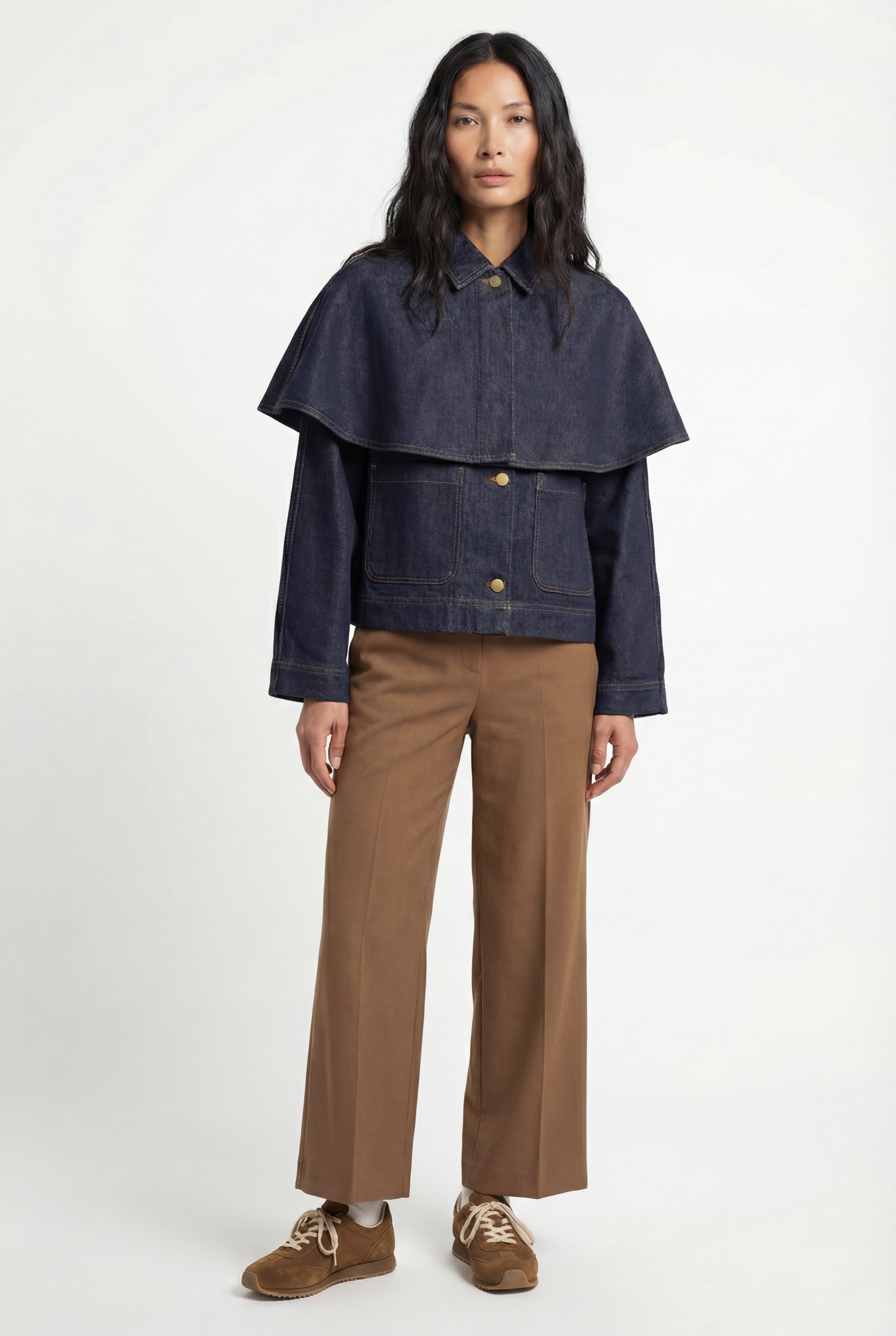 Denim Cape Jacket xx