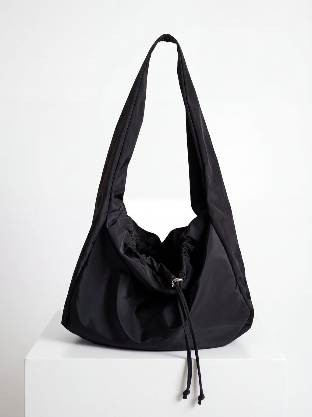 Drawstring Slouch Shoulder Bag