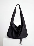Drawstring Slouch Shoulder Bag
