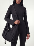 Drawstring Slouch Shoulder Bag