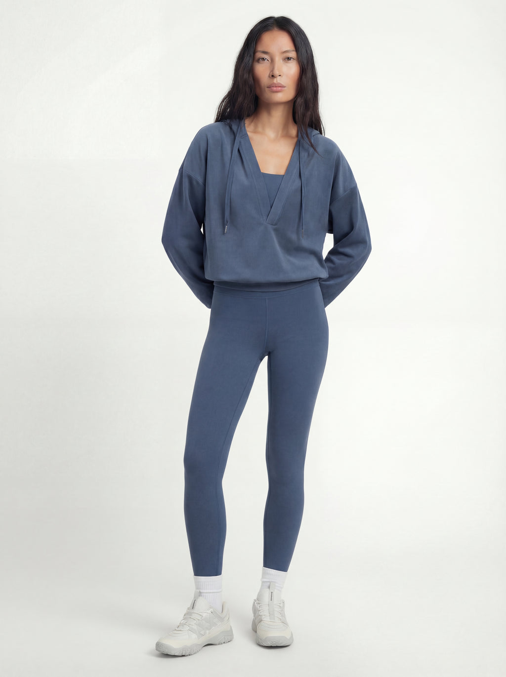 V-neck Performance Sportif Hoodie