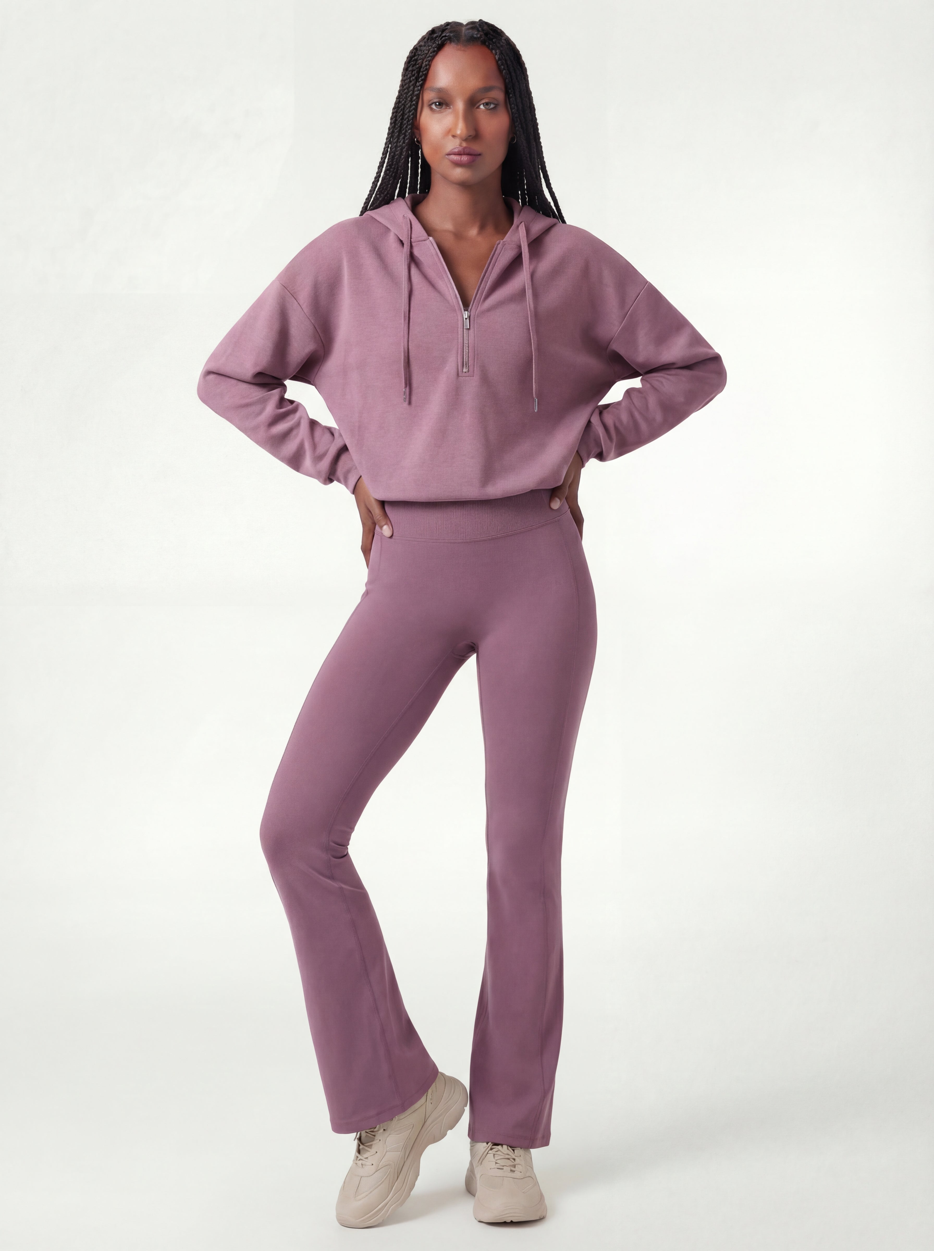 V-neck Performance Sportif Hoodie