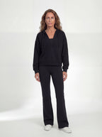 V-neck Performance Sportif Hoodie