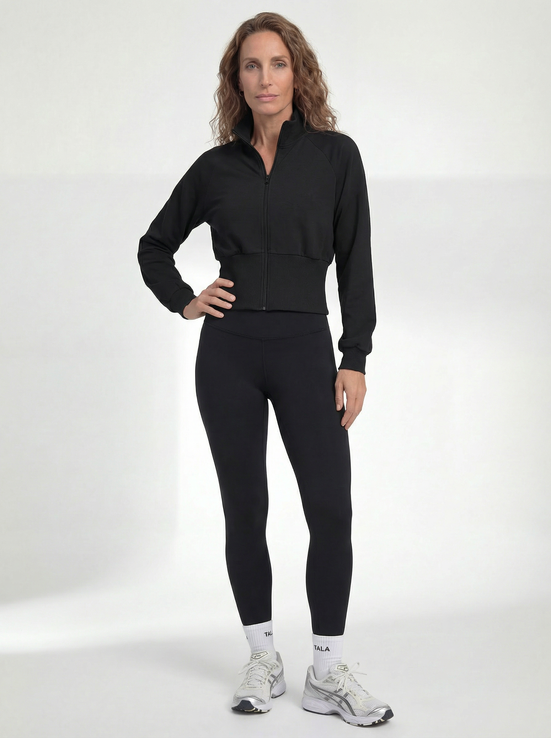 Structured Waist Zip Training Jacket