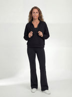 V-neck Performance Sportif Hoodie