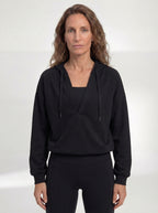 V-neck Performance Sportif Hoodie