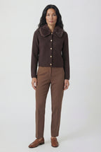 Vamp Collar Cardigan