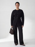 Soft Shape Button Cardigan, Black REVIEW xx