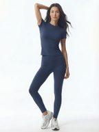 SculptFit® Performance Tee, Blueberry