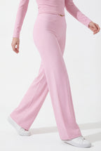 FlexEase® Wrap Yoga Pants, Pink