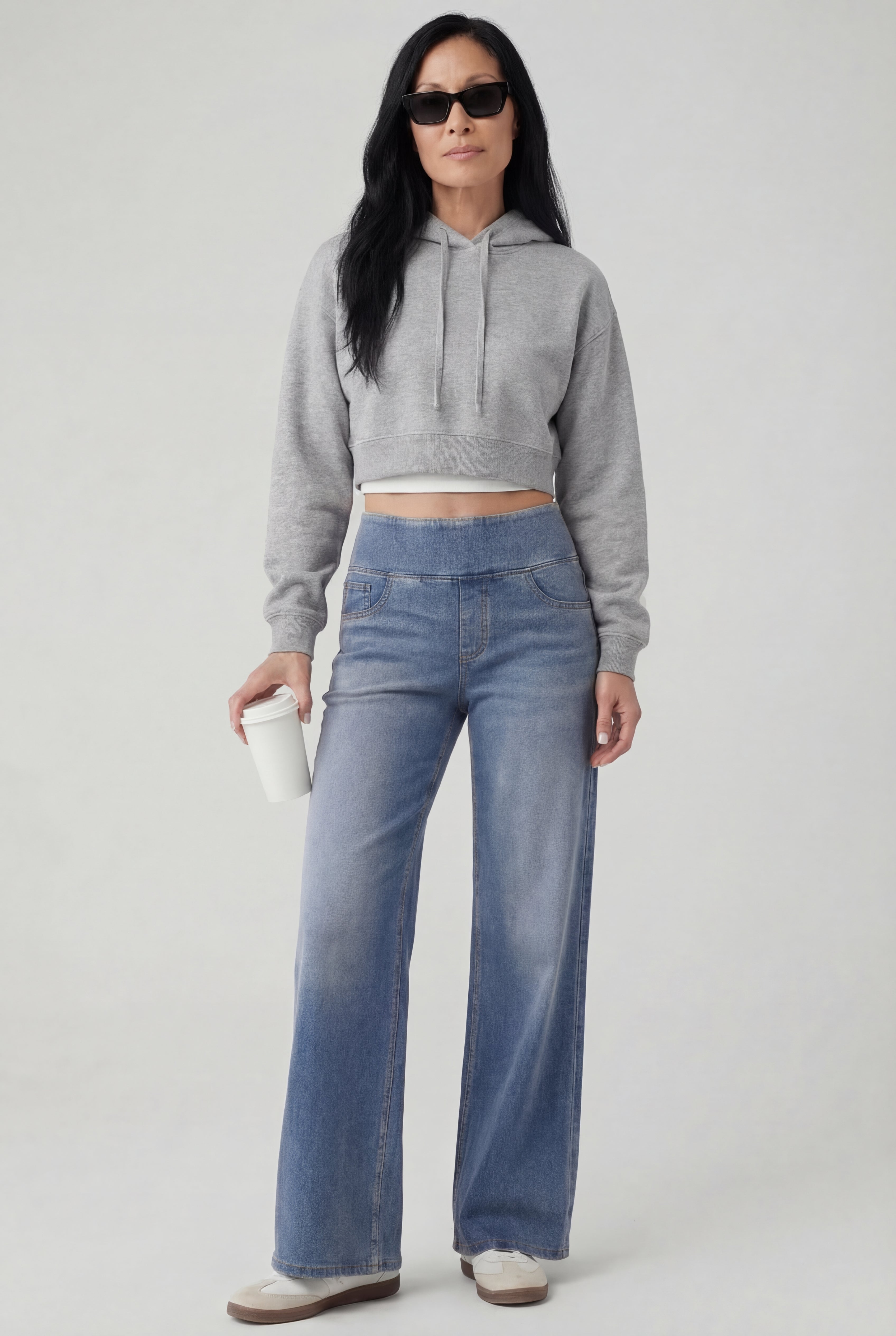 EaseFlex® Yoga Jeans, Light Blue