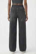 EaseFlex® Yoga Jeans, Black & Gray