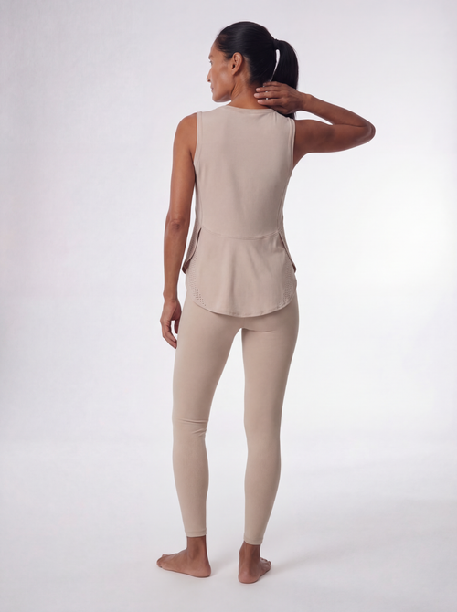 BreezeFlow® Sleeveless Tank, Oat