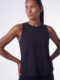 BreezeFlow® Sleeveless Tank, Black