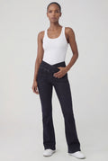FlexDenim® Flared Leggings, Black