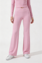 FlexEase® Wrap Yoga Pants, Pink