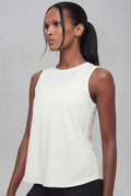 BreezeFlow® Sleeveless Tank, Ivory White
