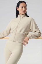 Structured Waist Zip Training Jacket