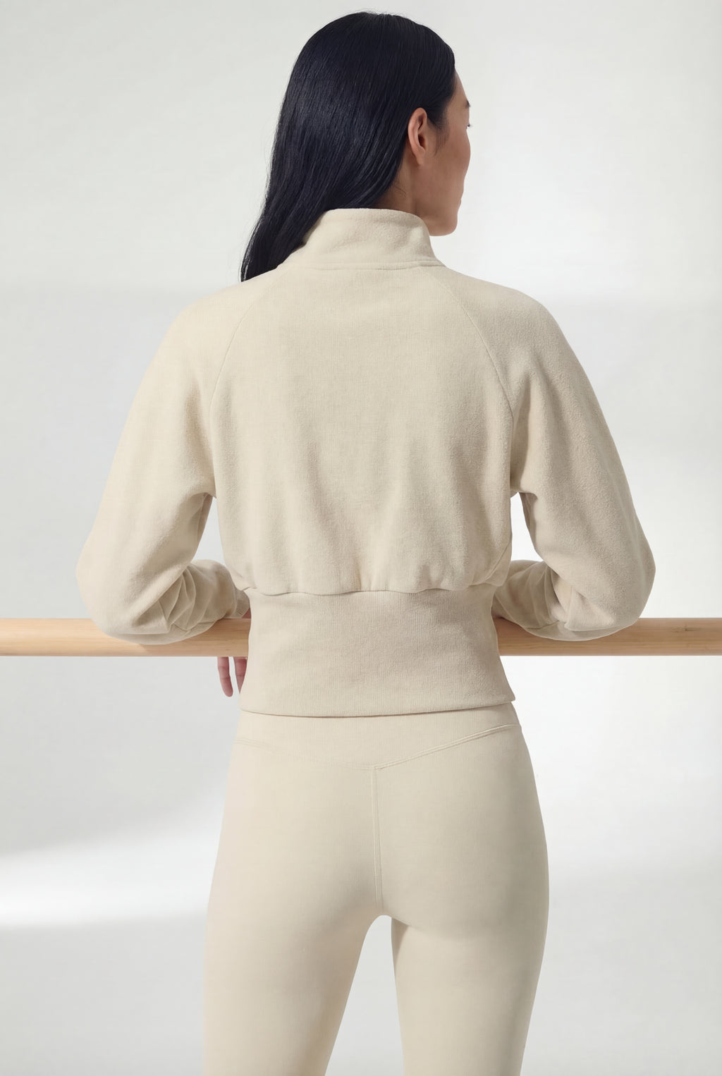 Structured Waist Zip Training Jacket