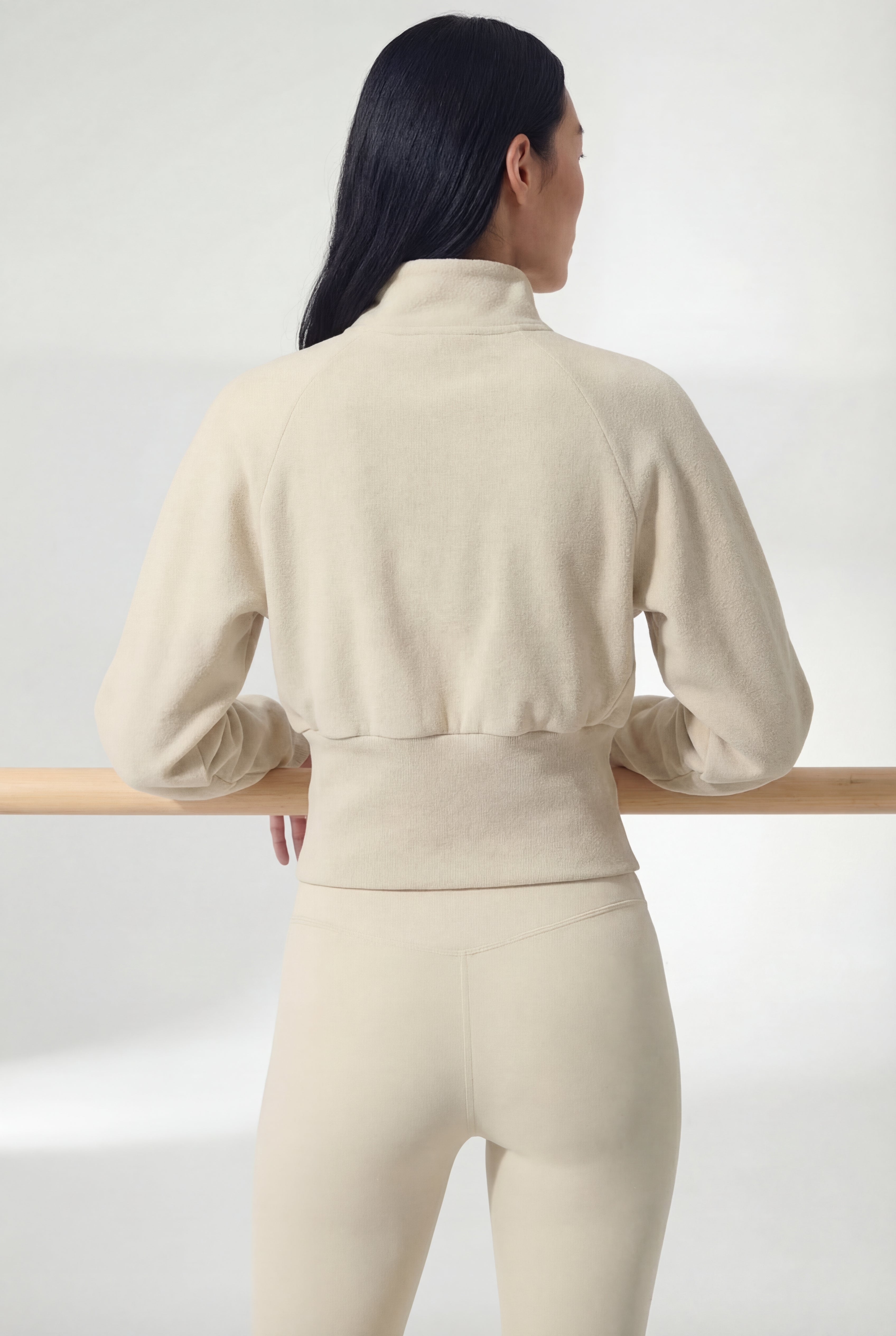 Structured Waist Zip Training Jacket