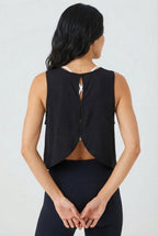 Breeze Cutout Tank, Black