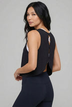 Breeze Cutout Tank, Black