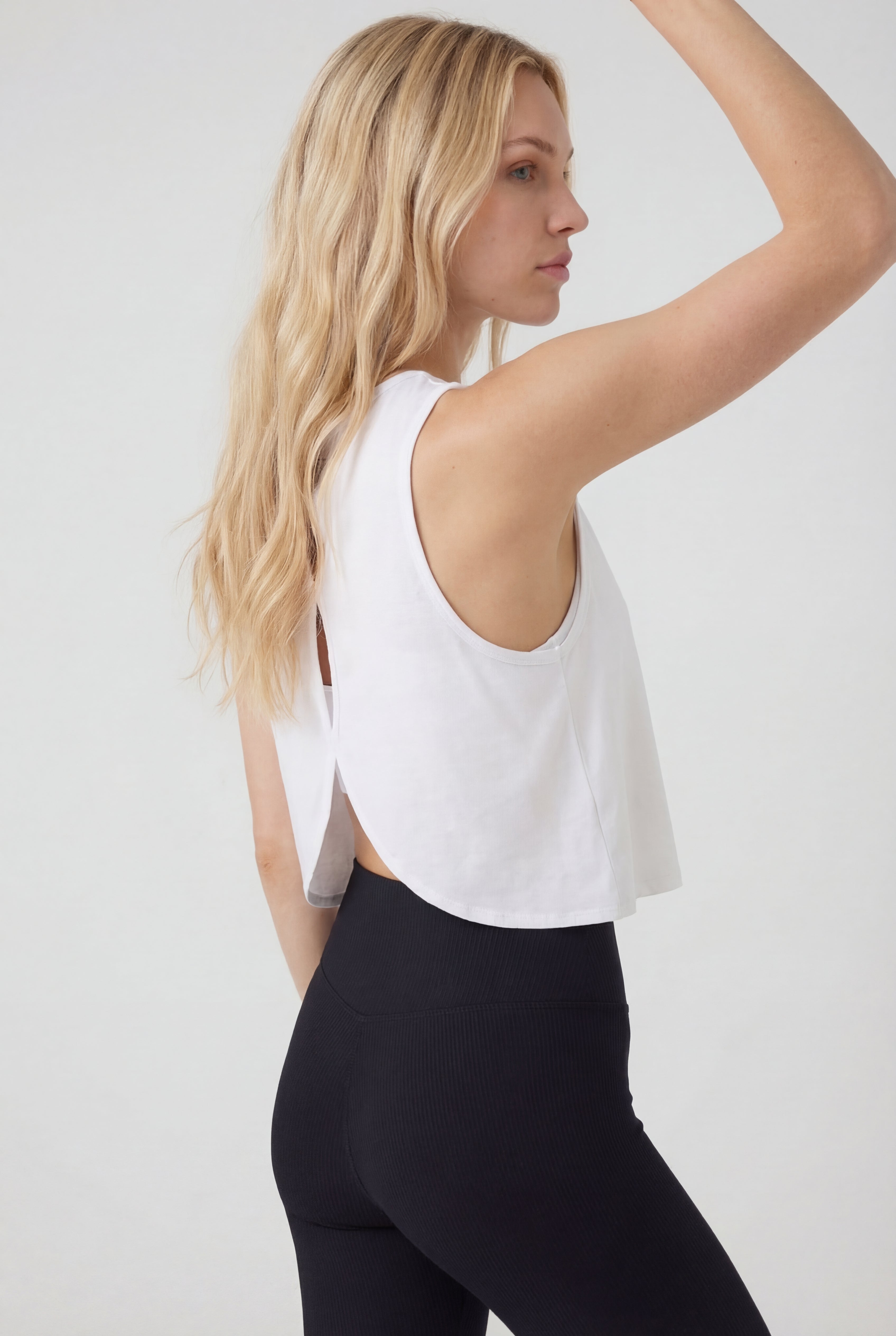 Breeze Cutout Tank, Ivory
