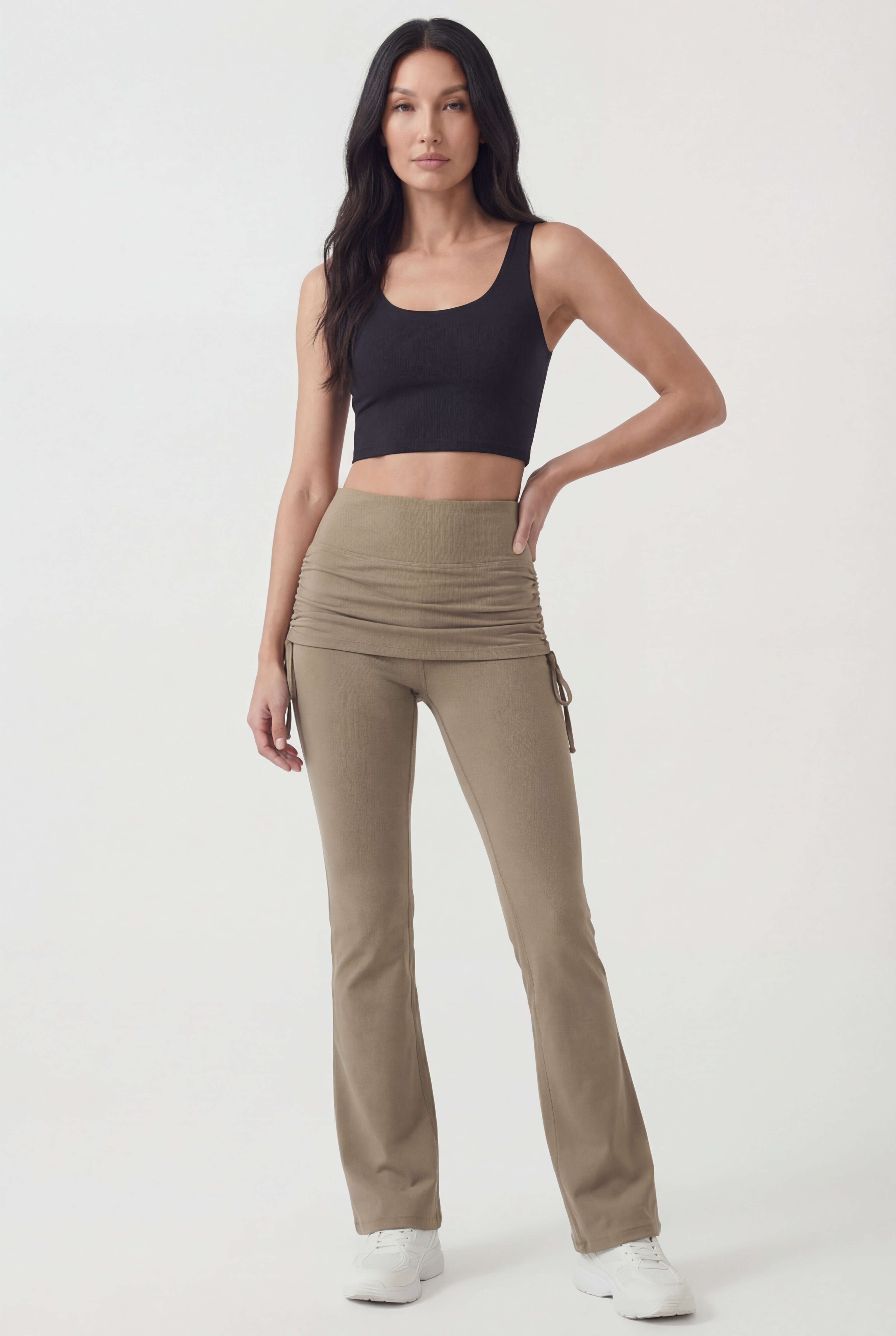 SkirtFlow® Sculpt Leggings, Khaki
